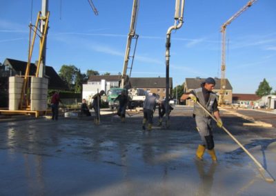 Fundament oder Bodenplatte